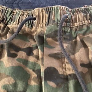 Camo straight leg pants men’s